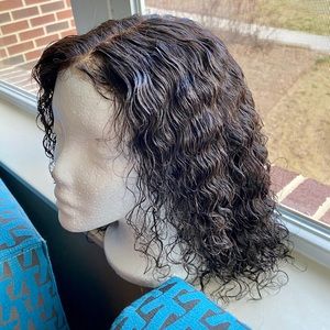 Beautiful Virgin Deep Curly Human Hair Wig